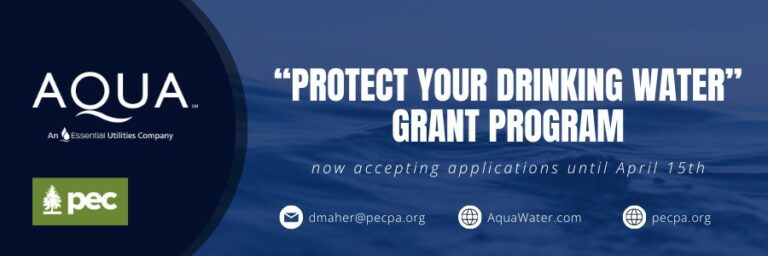 Aqua PA PEC Grant program deadline April 15th